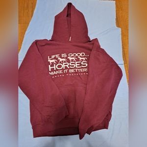 Life is good horses make it better hoodie